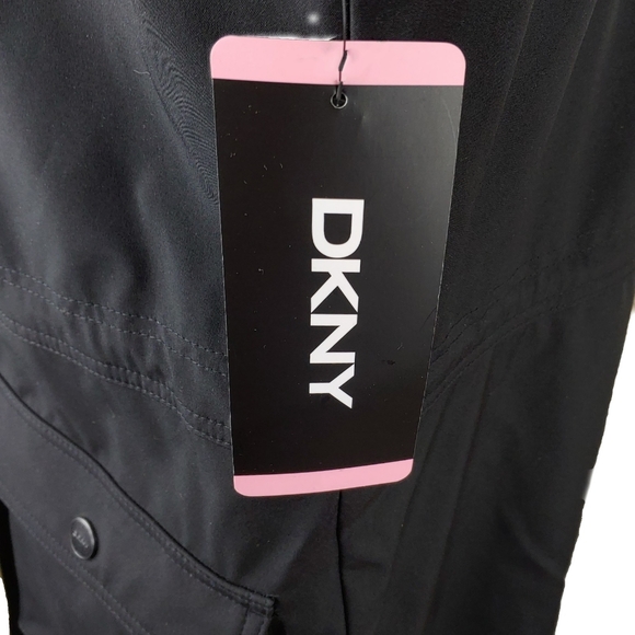 NWT DKNY $200 Ladies Water Resistant Hooded Adjustable Waist Long Lined Parka - Picture 7 of 12